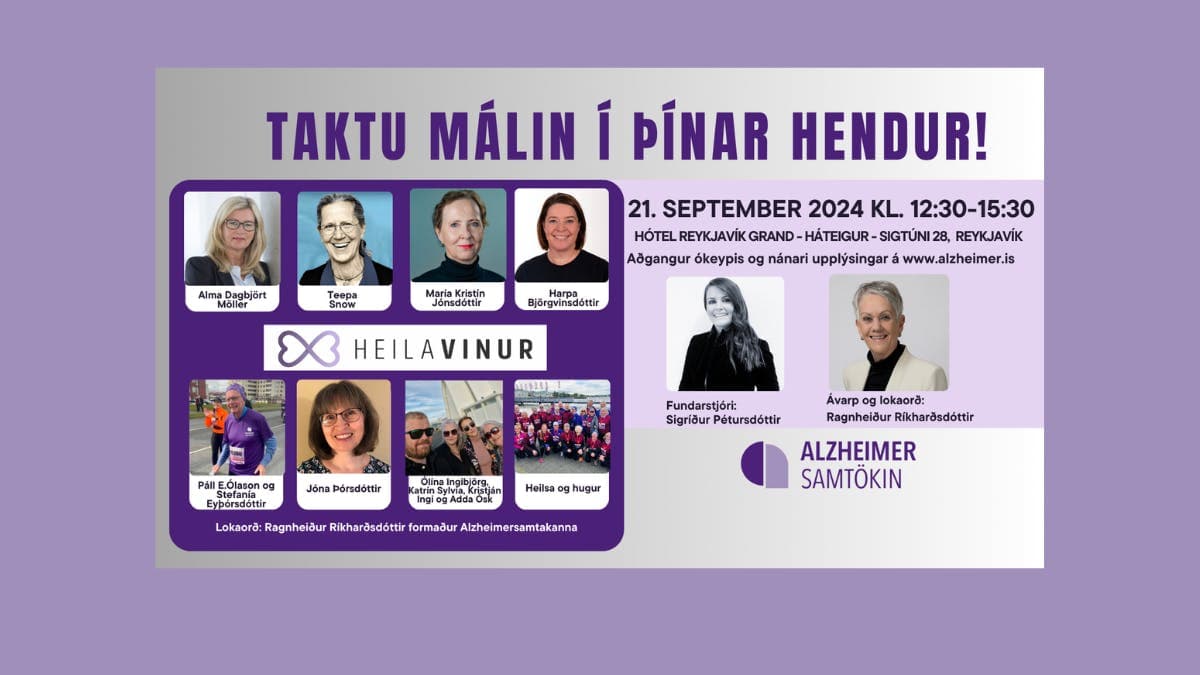 Taktu málin í þínar hendur - Ráðstefna Alzheimersamtakanna